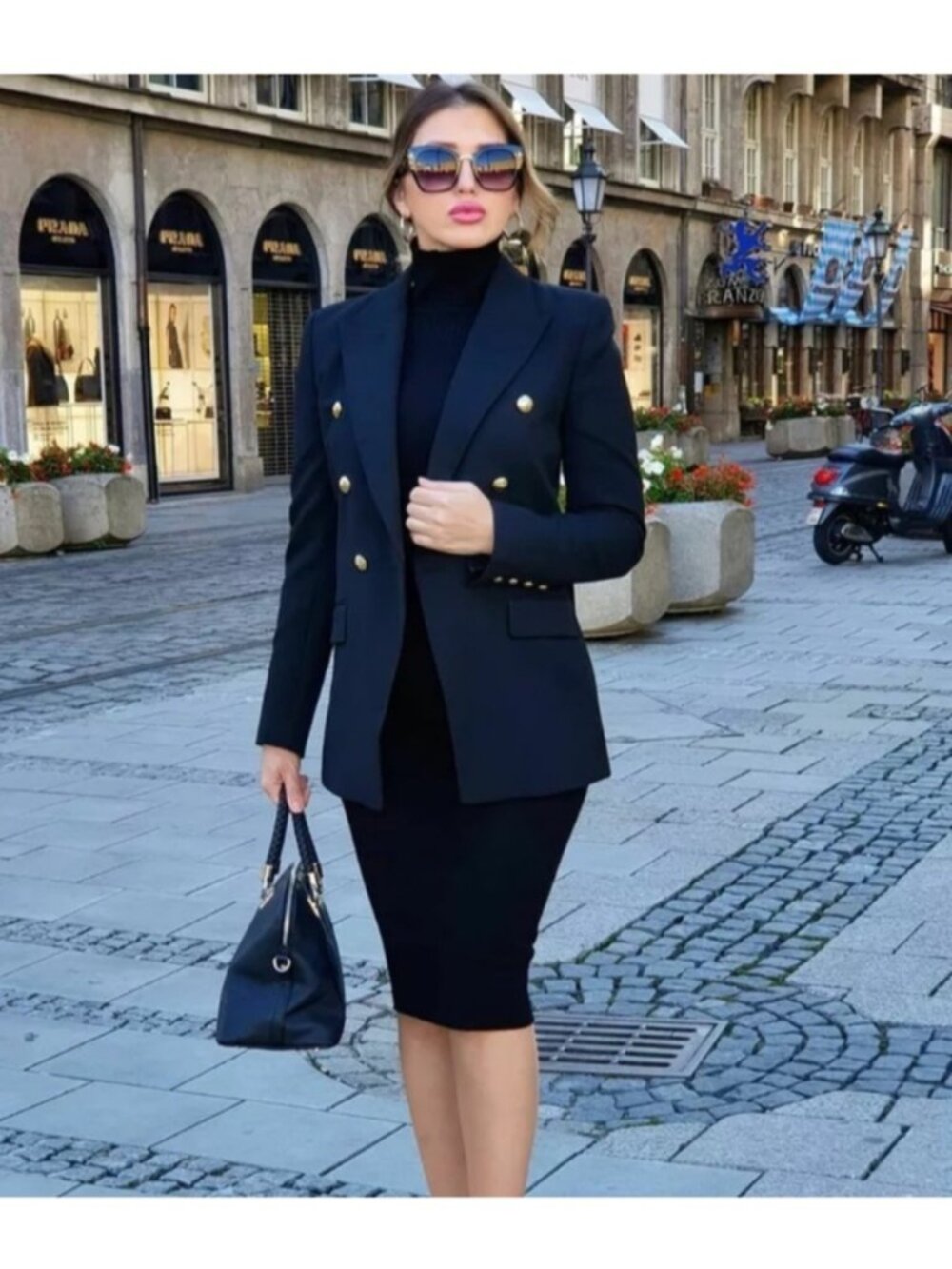 Zara Blazer Navy Blue XS - Picture 4 of 14